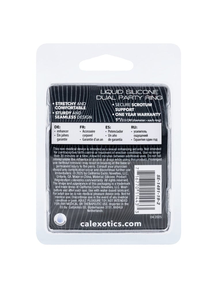 Alpha Liquid Silicone Dual Party Ring - Image 4