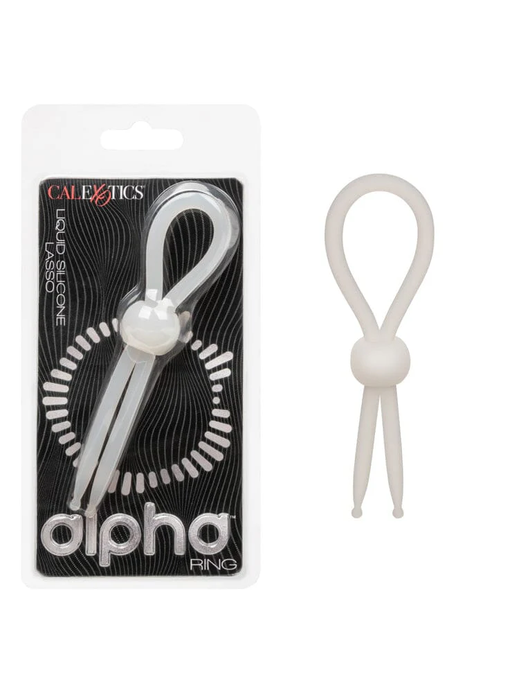 Alpha Liquid Silicone Adjustable Natural Lasso Penis Ring - Image 2