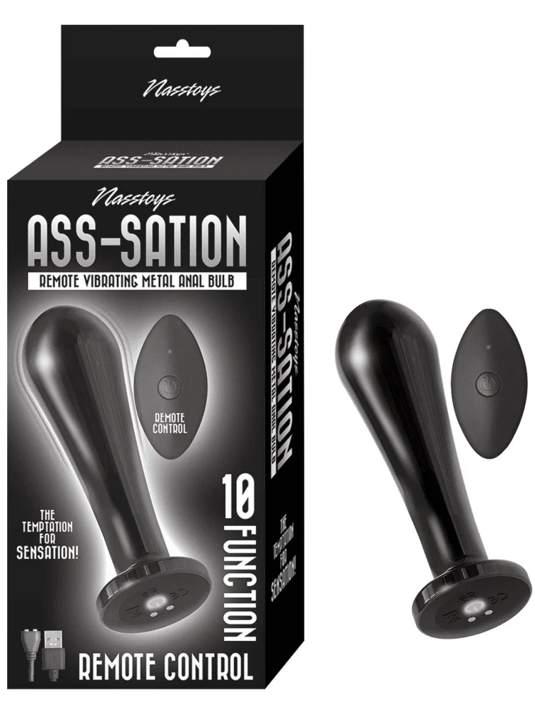 Ass-sation Remote Vibrating Metal Anal Bulb - Image 6