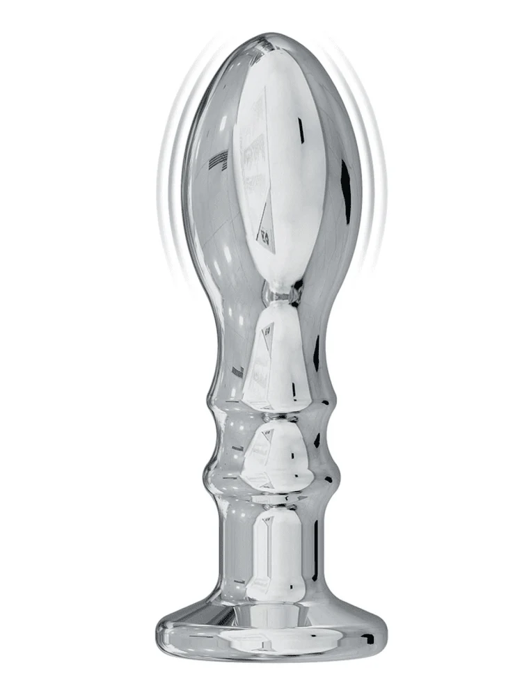 Ass-sation Remote Vibrating Metal Anal Plug
