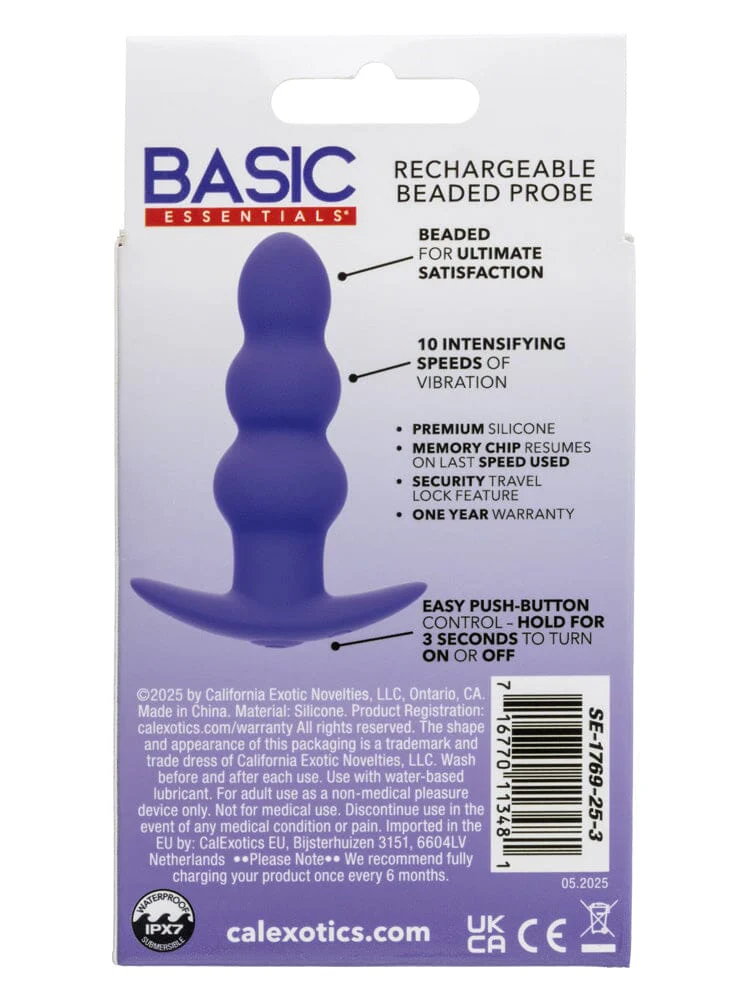 Basic Essentials Rechargeable Beaded Probe - Image 5