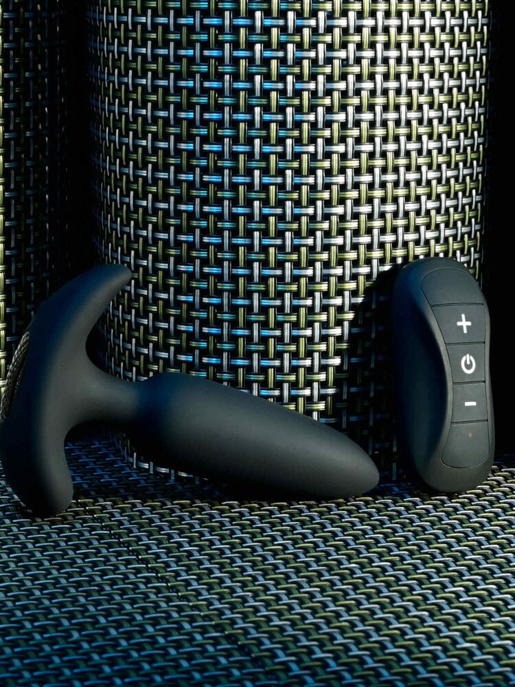 Black Beauty Rechargeable Remote Silicone Anal Plug - Image 2