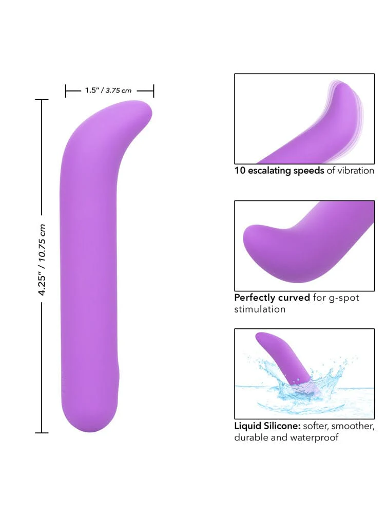 Bliss Liquid Silicone Mini “G” Vibrator - Image 2