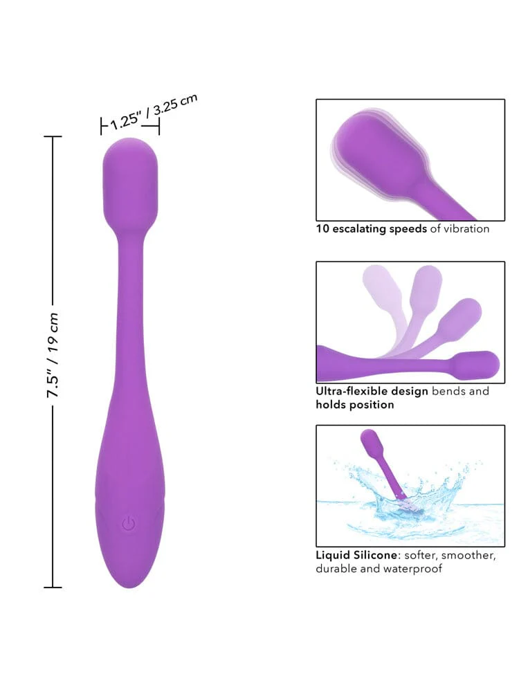 Bliss Liquid Silicone Flex-O-Teaser - Purple - Image 3