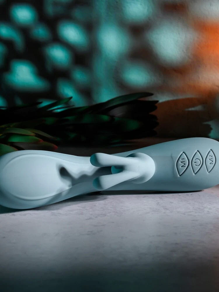 Boss Bunny Rechargeable Silicone G-Spot Rabbit Vibrator - Image 3