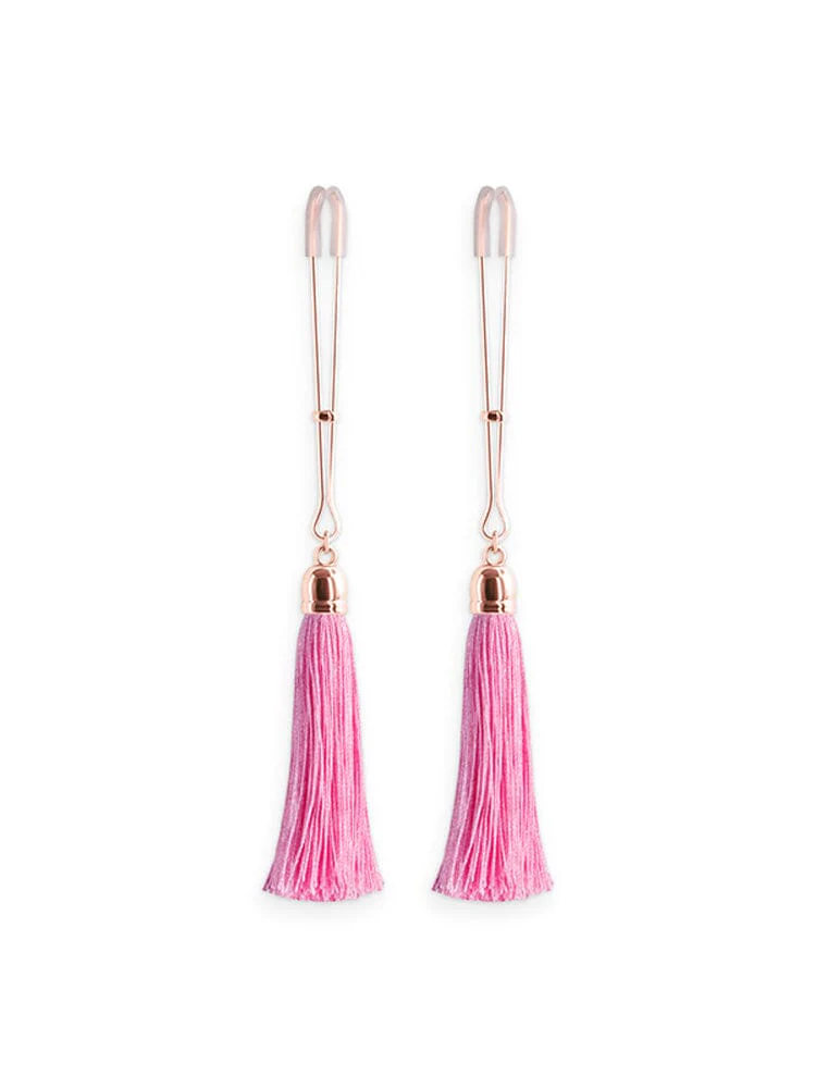 Bound Adjustable Cinch Tassel Nipple Clamps