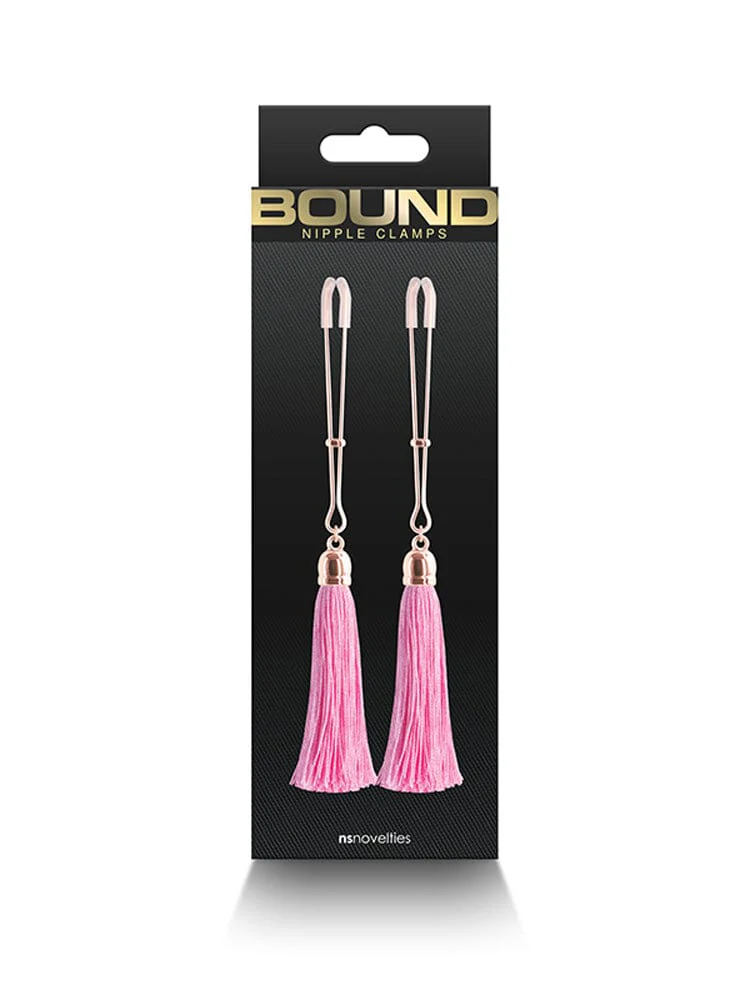 Bound Adjustable Cinch Tassel Nipple Clamps - Image 2