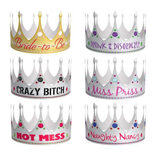 Bride-To-Be Bachelorette Party Crowns