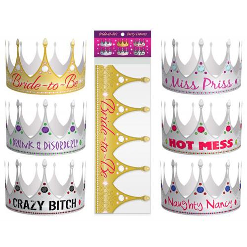 Bride-To-Be Bachelorette Party Crowns - Image 2