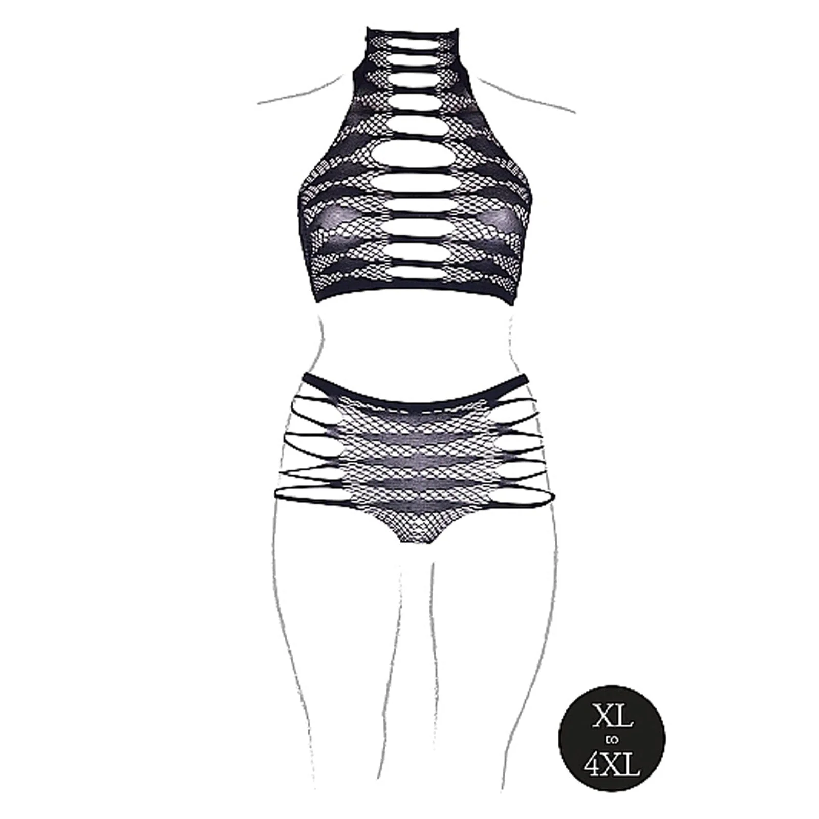 Carpo XLVI Turtleneck Crop Top & Panty - Image 11