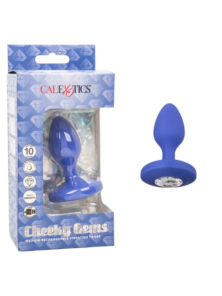 Cheeky Gems Rechargeable Vibrating Plug - Image 16