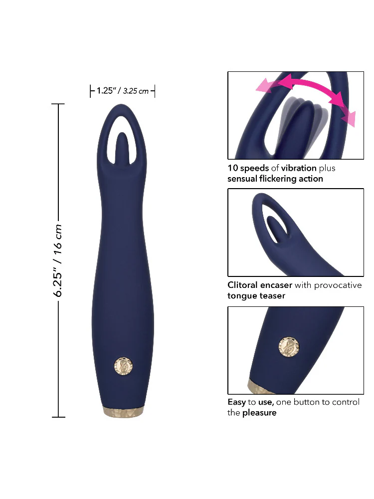 Chic Jasmine Silicone Rechargeable Vibrator - Image 2