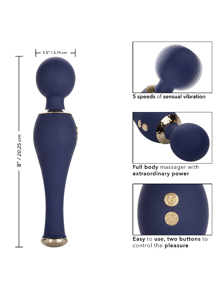 Chic Poppy Silicone Wand Massager - Image 2