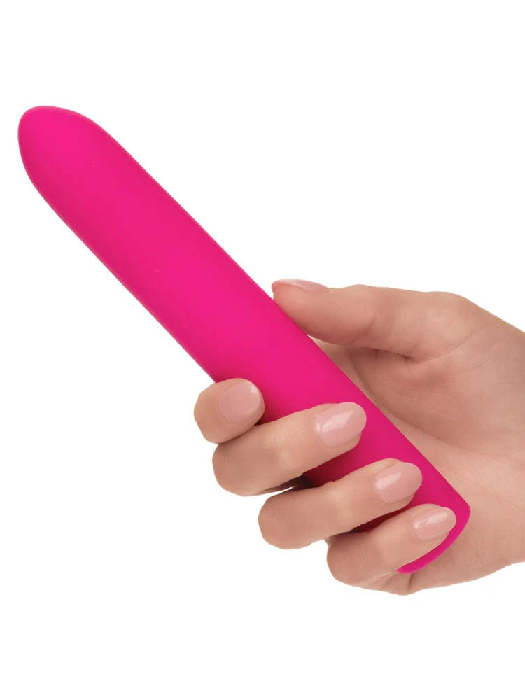 Classic Chic Silicone Rechargeable Pink Standard Vibrator - Image 3
