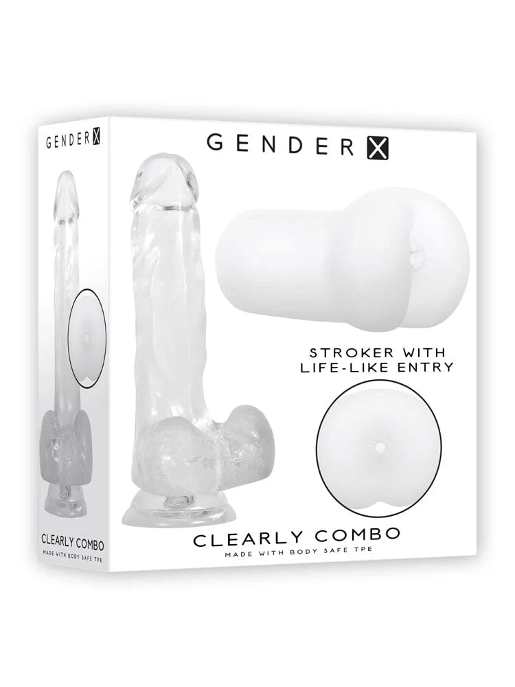 Clearly Combo Stroker and Dildo Set - Image 3