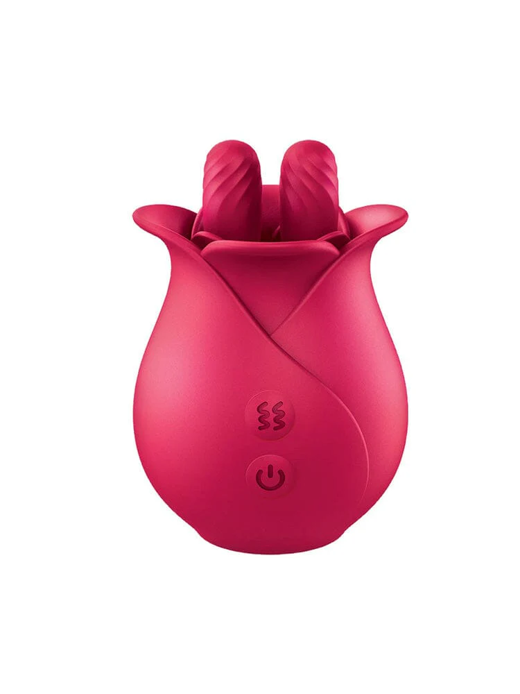 Clit-Tastic Tulip Red Silicone Finger Clitoral Massager