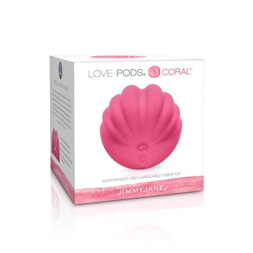 Love Pods Coral Rechargeable Massager - Image 2