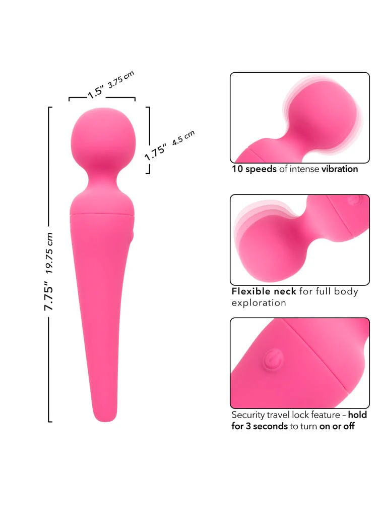 Couture Collection Silicone Rechargeable Body Wand Vibrator - Image 3