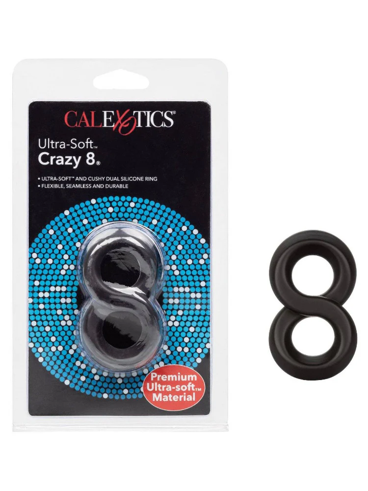Crazy 8 Ultra-Soft Dual Support Cock Ring - Image 3