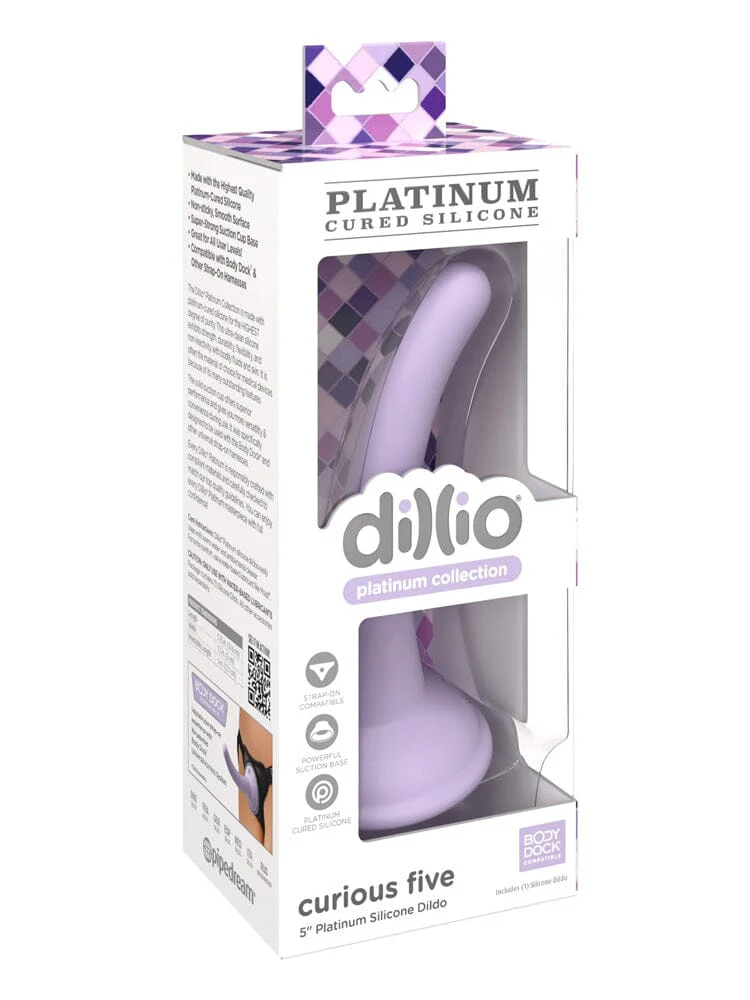 Dillio Platinum Silicone Curious Five Dildo - Image 2