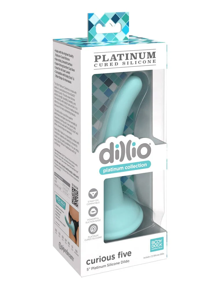 Dillio Platinum Silicone Curious Five Dildo - Image 4