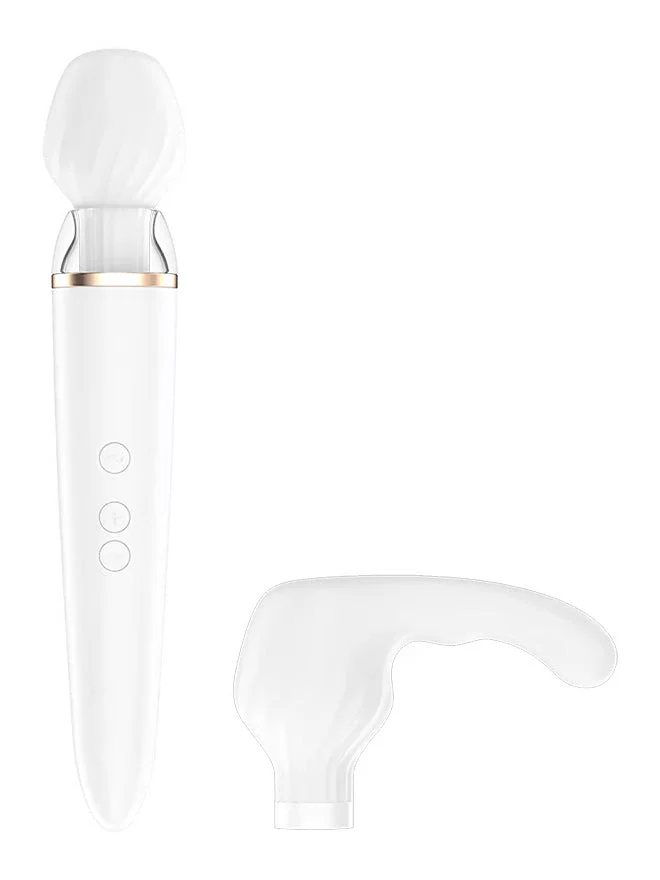 Double Wand-er Wand Silicone Massager