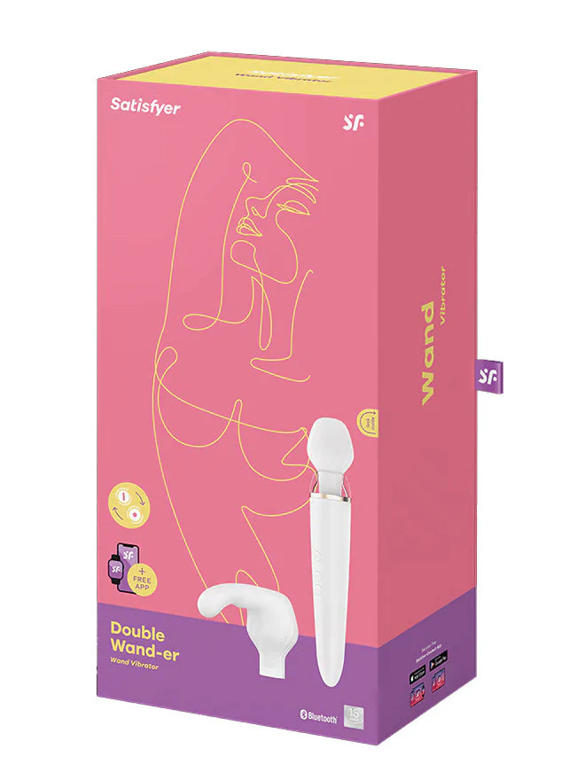 Double Wand-er Wand Silicone Massager - Image 2