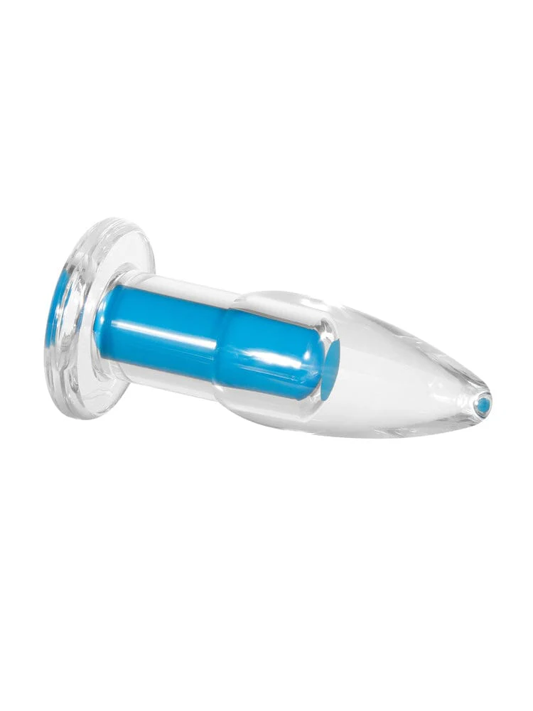 Electric Blue Vibrating Remote Butt Plug - Image 3