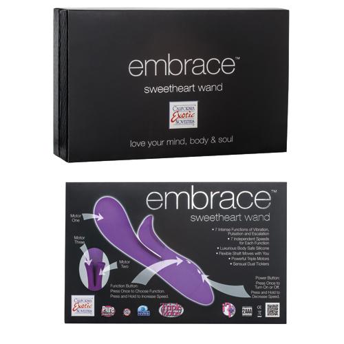 Embrace Sweetheart Wand Rabbit Vibrator - Image 4