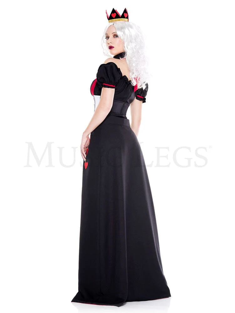 Enchanting Royal Heart Queen - 5 Piece Costume - Image 2