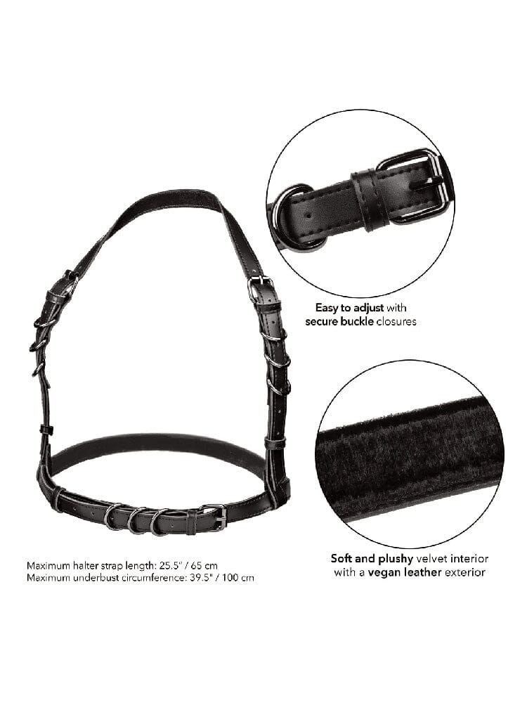 Euphoria Bondage Halter Buckle Harness - Image 3