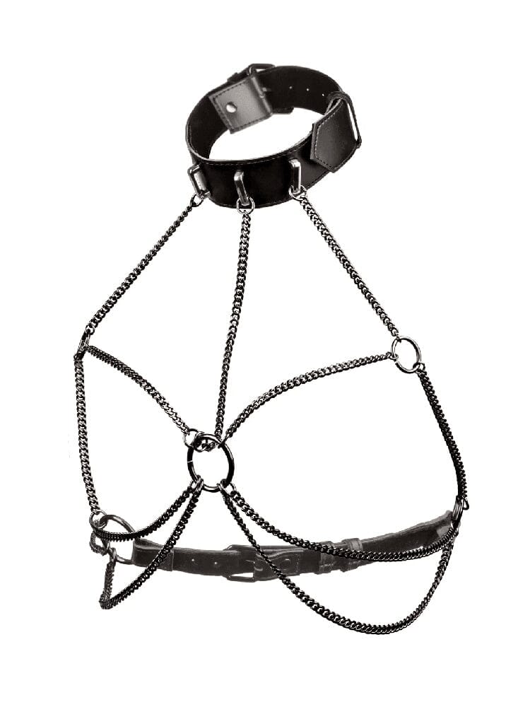 Euphoria Bondage Multi Chain Collar Harness - Image 4