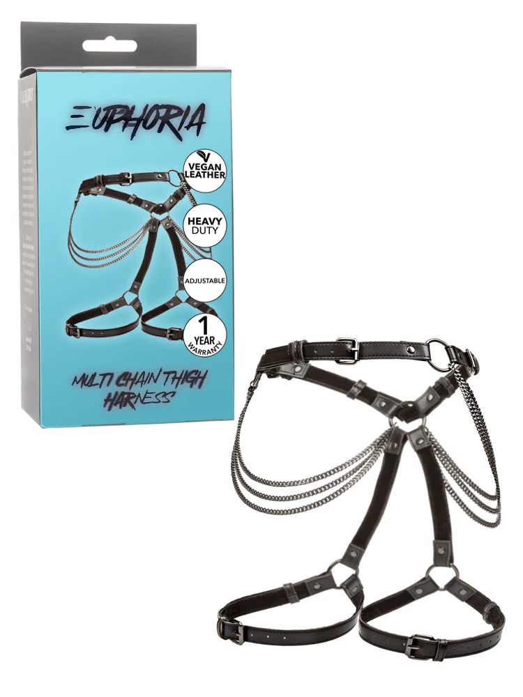 Euphoria Bondage Multi Chain Thigh Harness - Image 2