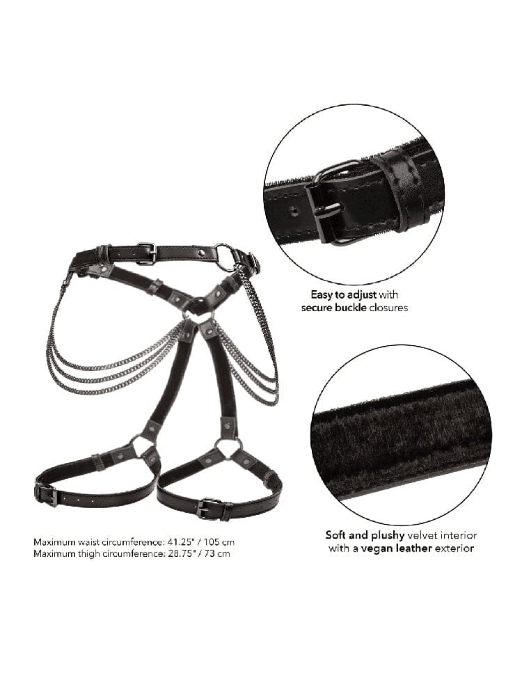 Euphoria Bondage Multi Chain Thigh Harness - Image 3