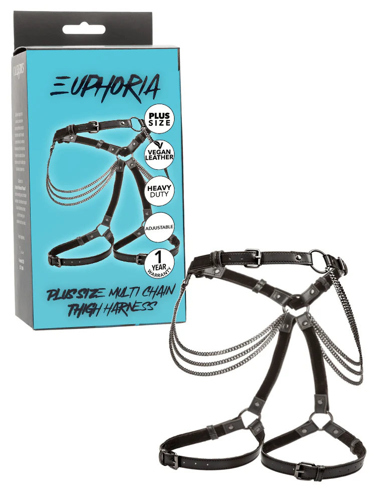 Euphoria Bondage Multi Chain Thigh Harness - Image 5