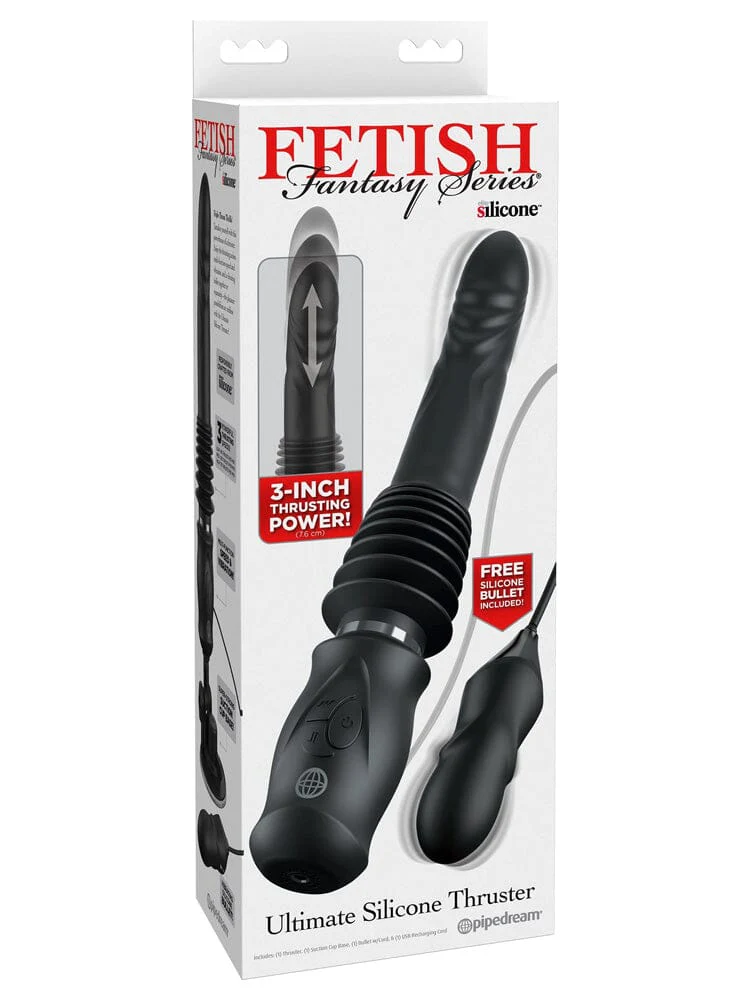 Fetish Fantasy Series Ultimate Silicone Thruster - Black - Image 2