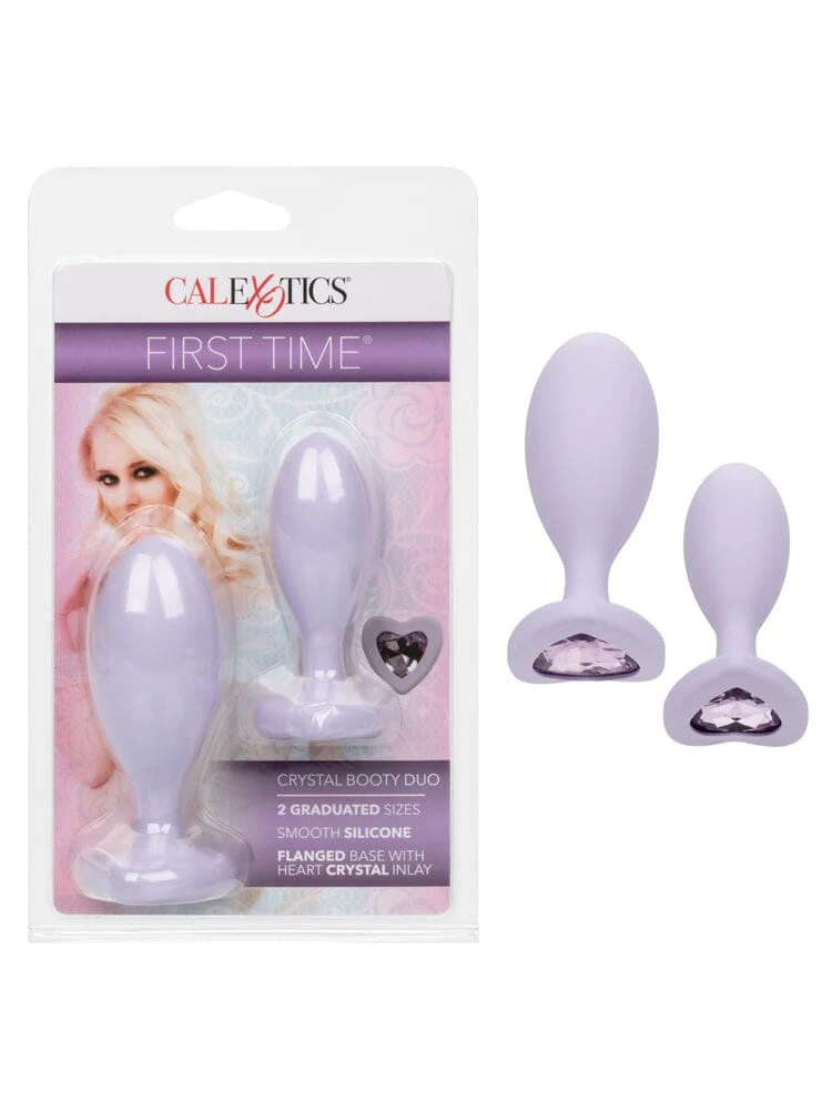 First Time Crystal Booty Duo Butt Plug Set - Image 10