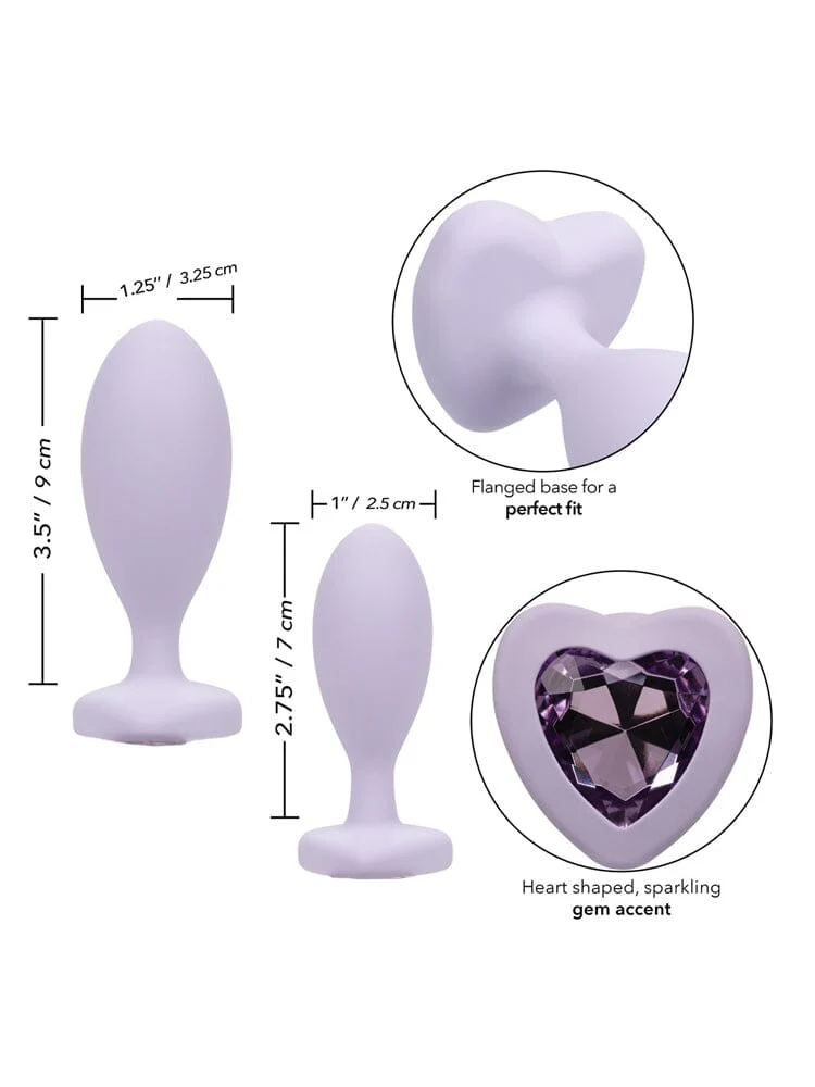 First Time Crystal Booty Duo Butt Plug Set - Image 9