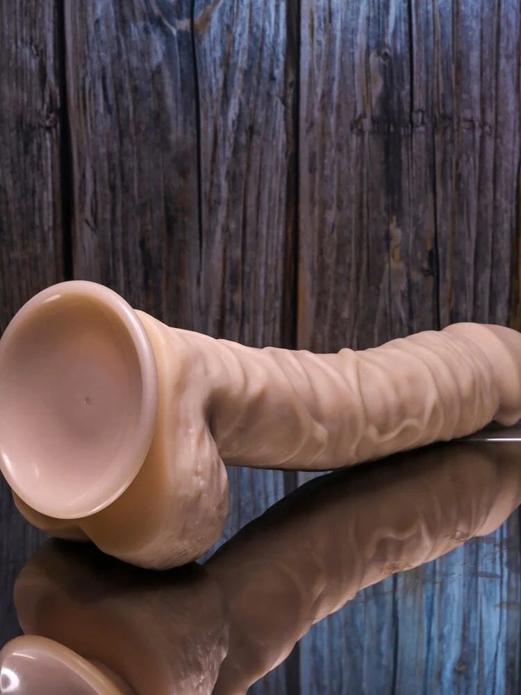FlexSkin Light True Feel 10” Poseable Realistic Dildo - Image 3