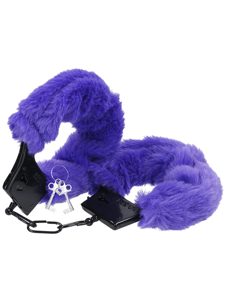 Merci Fluff Cuffs Universal Metal Bondage Restraint Cuffs - Image 4