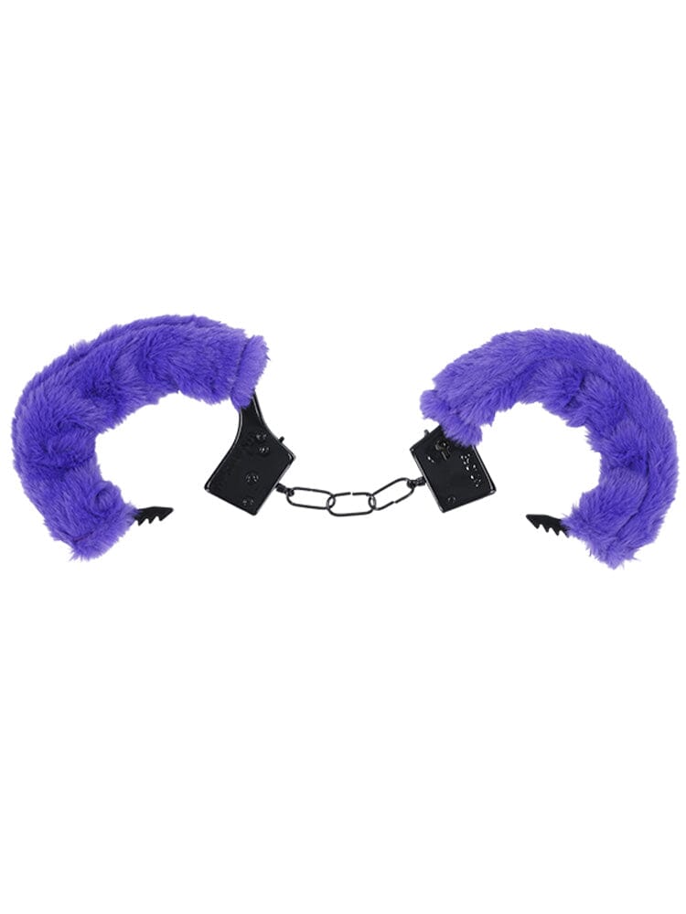 Merci Fluff Cuffs Universal Metal Bondage Restraint Cuffs - Image 6