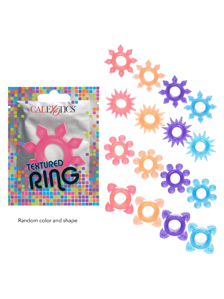 Textured Stretchy Cock Ring in Foil Pack - Image 2