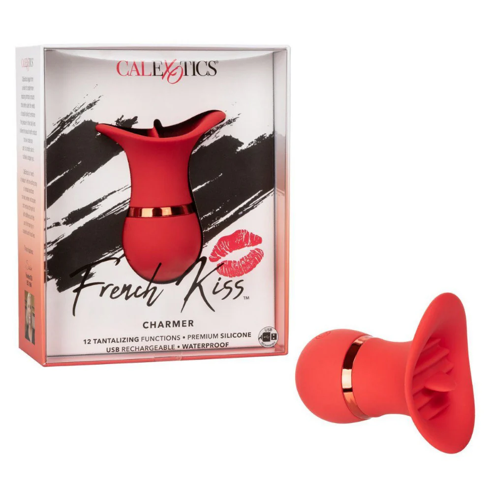 French Kiss Charmer Silicone Vibrator - Image 3