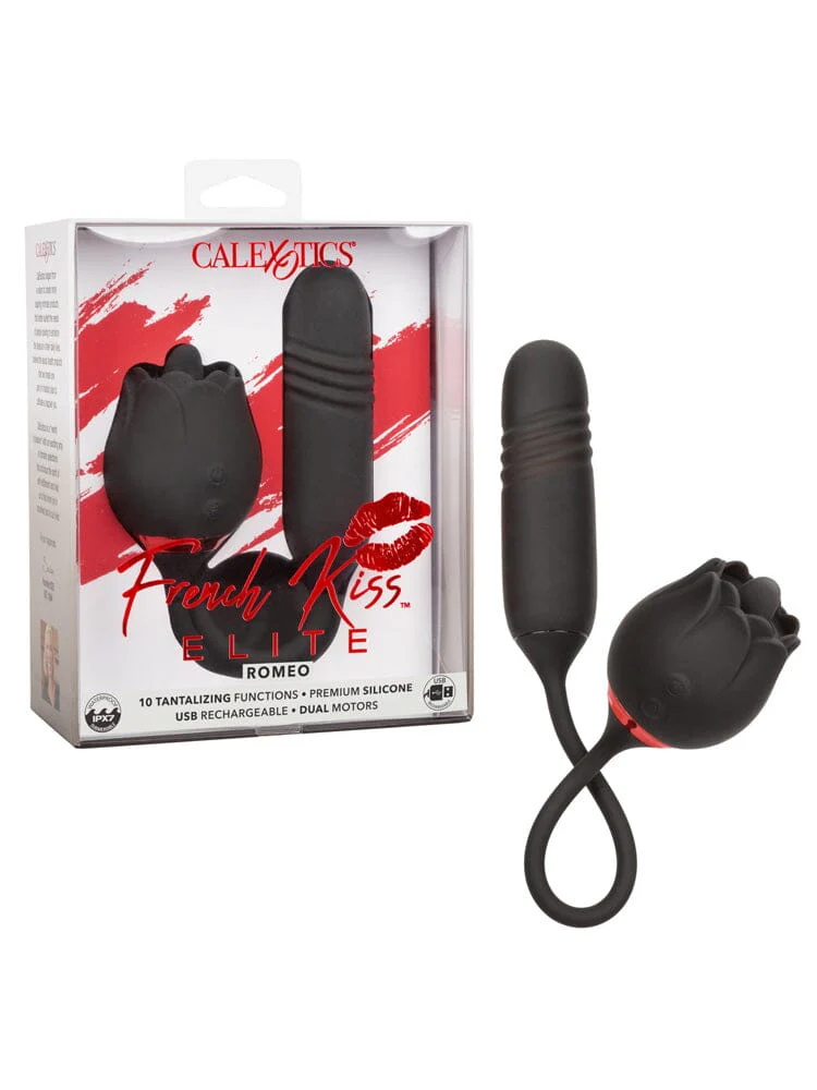 French Kiss Elite Romeo Thrusting Dual Stimulation Vibrator - Image 2