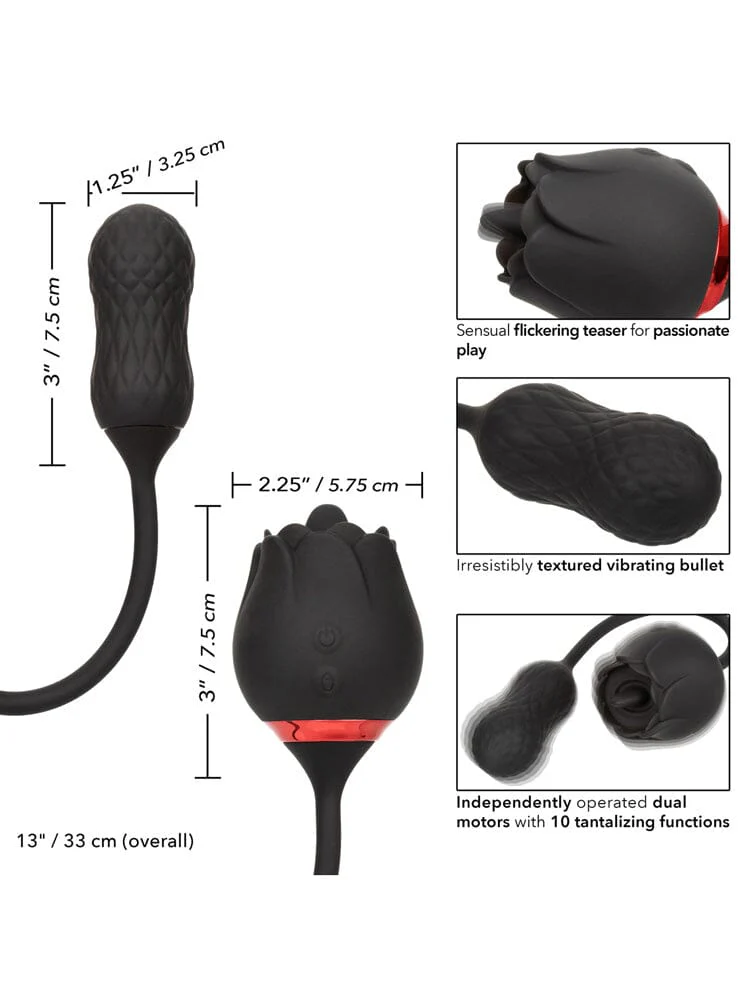 French Kiss Elite Siren Textured Dual Stimulation Vibrator - Image 3