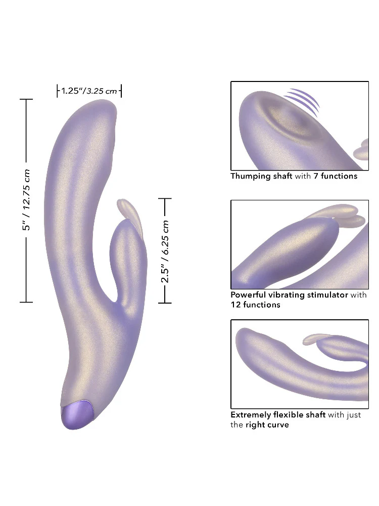 G-Love: Silicone G-Bunny Rabbit Vibrator - Image 2