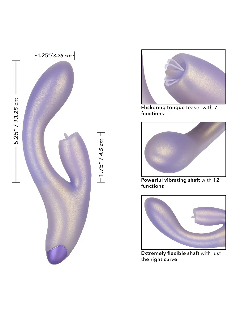 G-Love: Silicone G-Kiss Rabbit Vibrator - Image 2