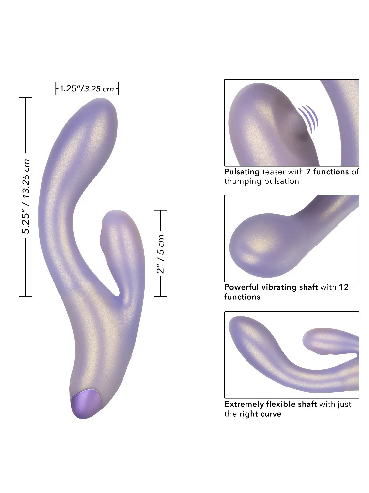G-Love: Silicone G-Thumper Rabbit Vibrator - Image 2