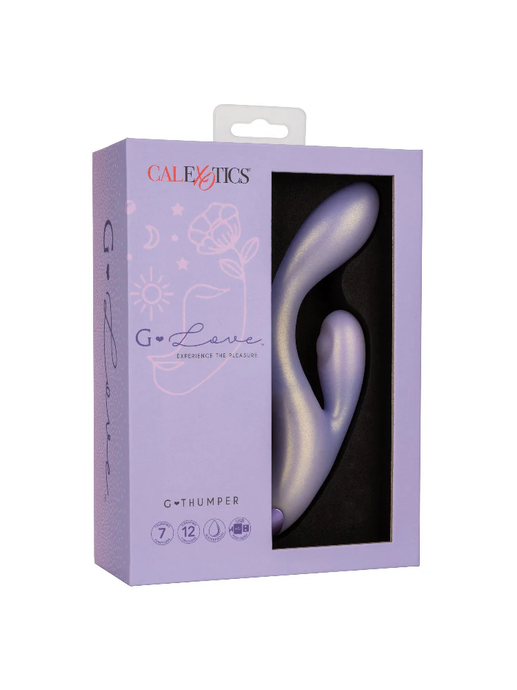 G-Love: Silicone G-Thumper Rabbit Vibrator - Image 3