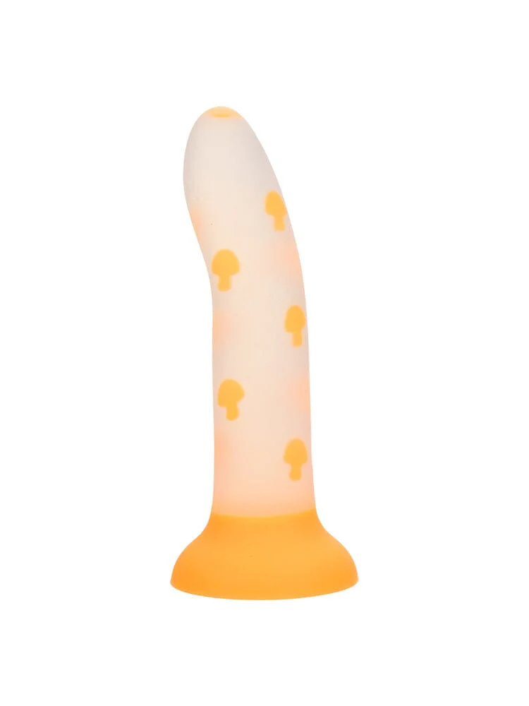 Glow Stick Silicone Glow-In-The-Dark G-spot Mushroom Dong